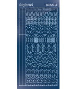 STICKERS MOTIFS BLEU VIOLINE STDM13A