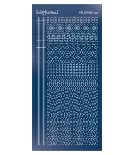 STICKERS MOTIFS BLEU VIOLINE STDM13A