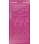 STICKERS MOTIFS FUSCHIA  STDM13F