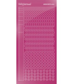 STICKERS MOTIFS FUSCHIA STDM16F