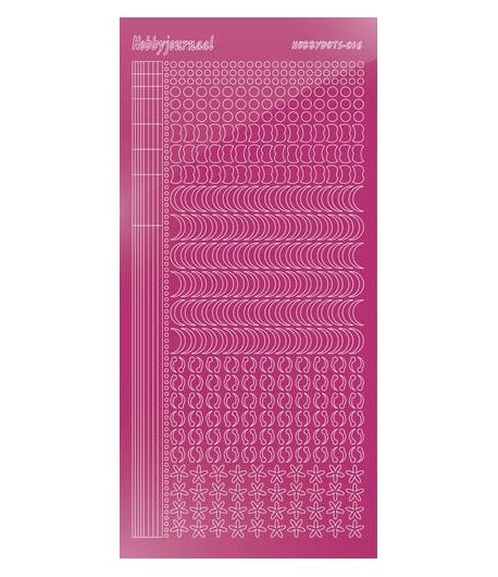 STICKERS MOTIFS FUSCHIA STDM16F
