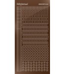 STICKERS MOTIFS MARRON STDM16G