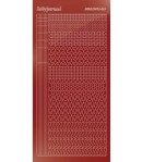 STICKERS MOTIFS ROUGE STDM134