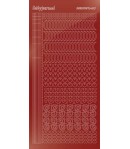 STICKERS MOTIFS ROUGE STDM174