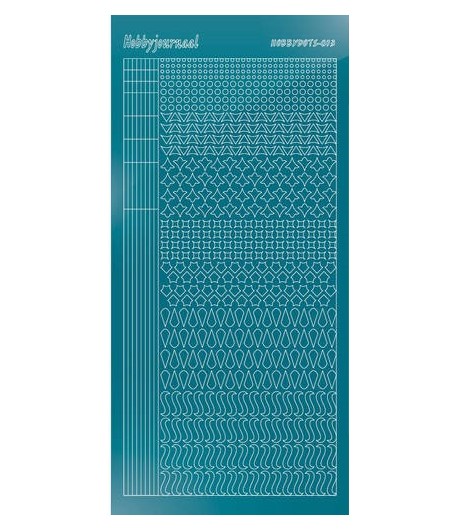 STICKERS MOTIFS TURQUOISE STDM13D