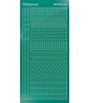 STICKERS MOTIFS VERT STDM13J