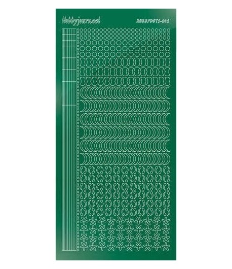 STICKERS MOTIFS VERT STDM162