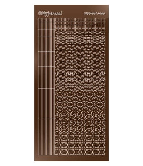 STICKERS MOTIFS MARRON STDM09G