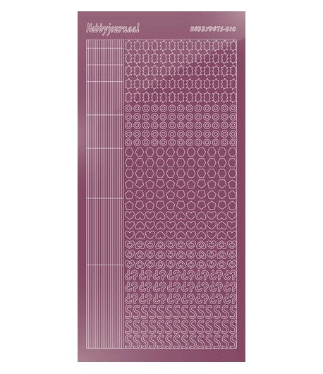 STICKERS MOTIFS ROSE PARME STDM106