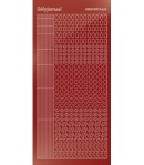 STICKERS MOTIFS ROUGE STDM104