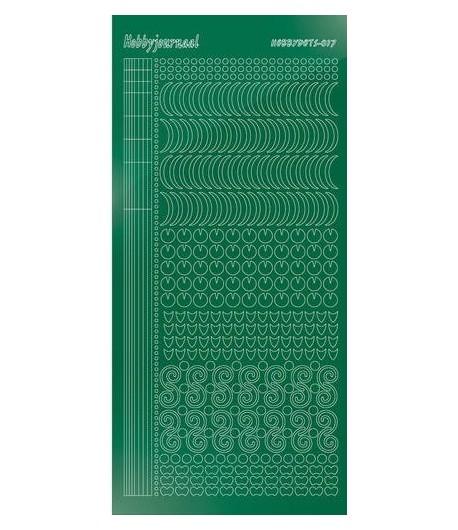 STICKERS MOTIFS VERT STDM172