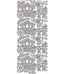 STICKERS CARROSSE ARGENT