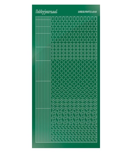 STICKERS MOTIFS VERT STDM102