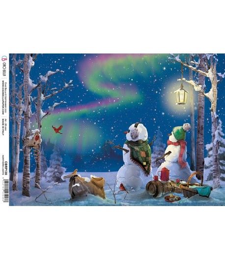 PAPIER DE RIZ NORTHERNLIGHTS 21 X 29.7CM CBRP130