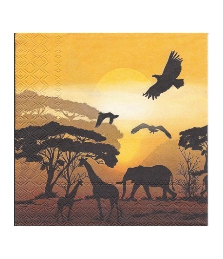 SERVIETTE AFRIKA SAFARI