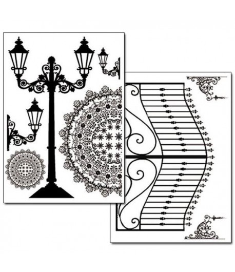 2 PAPIERS TRANSFERT PORTAIL DFTR045