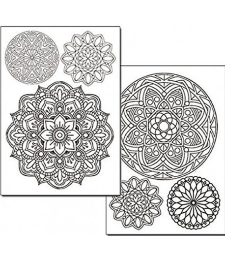 2 PAPIERS TRANSFERT NAPPERONS DFTR047