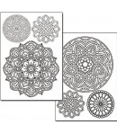 2 PAPIERS TRANSFERT NAPPERONS DFTR047