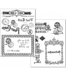 2 PAPIERS TRANSFERT CARTES POSTALES DFTR028