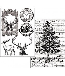 2 PAPIERS TRANSFERT NOEL DFTR050