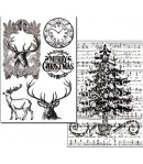 2 PAPIERS TRANSFERT NOEL DFTR050