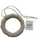 COURONNE EN JUTE 9.5CM