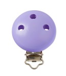 ATTACHE TETINE BOIS - MAUVE