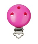 ATTACHE TETINE BOIS - FUCHSIA