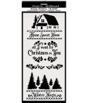 POCHOIR WINTER MAGIC 12 X 25 CM - KSTDL40 STAMPERIA