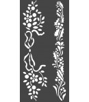 POCHOIR CHRISTMAS BORDERS 12 X 25 CM - KSTDL37 STAMPERIA