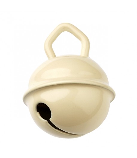 4 GRELOTS EN METAL 15 MM - NATUREL