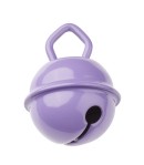 4 GRELOTS EN METAL 15 MM - VIOLET
