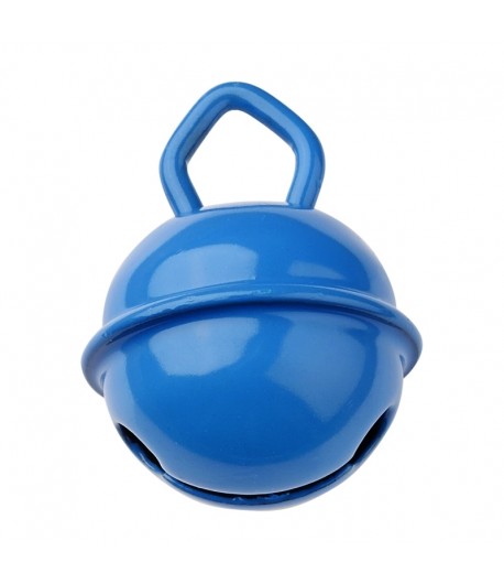 4 GRELOTS EN METAL 15 MM - BLEU