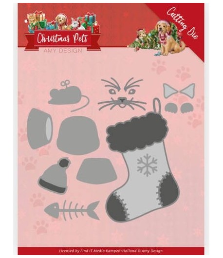 DIES CHRISTMAS CAT - ADD10214