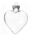 BOULE FORME COEUR EN PLASTIQUE 9X10X5.5 CM
