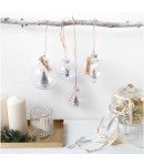 BOULE FORME COEUR EN PLASTIQUE 9X10X5.5 CM