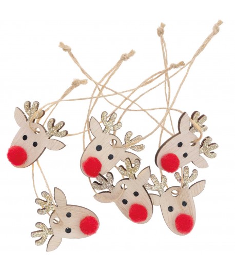 SUJETS RENNES EN BOIS OR A SUSPENDRE X6