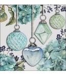 SERVIETTE GUIRLANDE JOYEUX NOEL