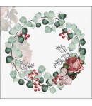 SERVIETTE GUIRLANDE JOYEUX NOEL