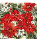 SERVIETTE POINSETTIA