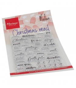 TAMPONS CHRISTMAS MAIL - MARIANNE DESIGN