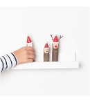 FIGURINE ELFE DE NOEL EN BOIS 2.5X9.5CM