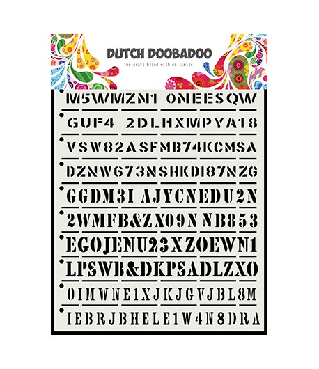 POCHOIR A5 ART STRIPS