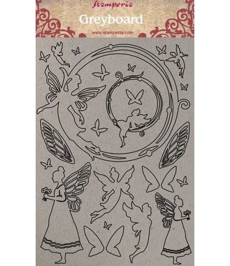 FORMES CARTON A4 FAIRIES KLSPDA407 STAMPERIA