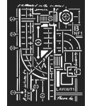 POCHOIR 15X20 EP 0.5 MIXED MEDIA LAYOUT KSAT05
