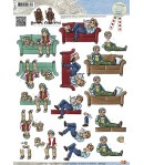 FEUILLE 3D HOMMES CANAPE - CD10341