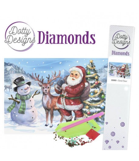 KIT DIAMOND SANTA CLAUS 29.7X42CM