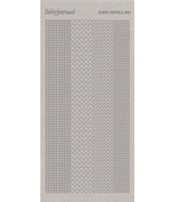 STICKERS MOTIFS ARGENT SDS005TZ