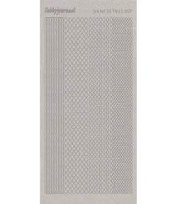 STICKERS MOTIFS ARGENT SDS007TZ