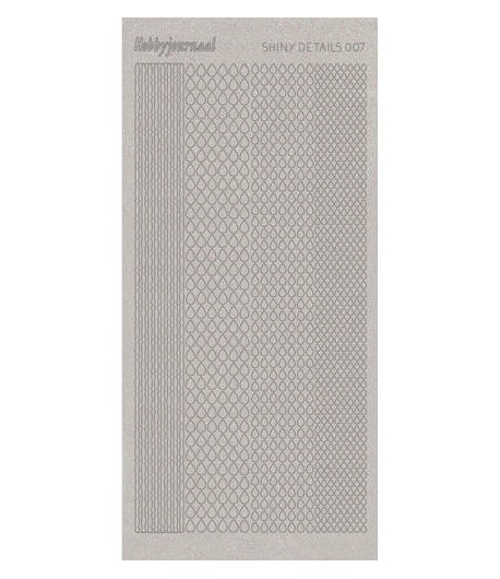 STICKERS MOTIFS ARGENT SDS007TZ